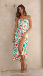 Kerstie Midi Dress - Multi