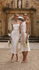 Josephina Midi Dress - Champagne