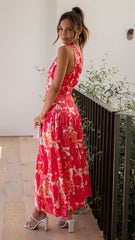 Jayma Maxi Dress - Pink Floral