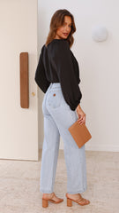 Marli Long Sleeve Top - Black