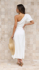 Suzie Midi Dress - White