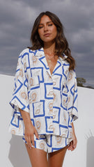 Sundown Shirt - Shell Print