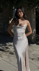 Scarlette Midi Dress - Champagne