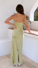 Aurora Maxi Dress - Lime