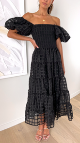 Deemi Maxi Dress - Black
