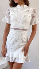 Monty Mini Dress - White