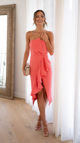 Positano Midi Dress - Pink