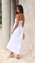 Cleo Maxi Dress - White