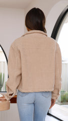 Hany Teddy Jacket - Beige