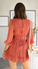 Briella Mini Dress - Rose