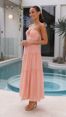 Cove Midi Dress - Apricot