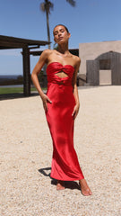 Izy Maxi Dress - Red