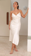 Monte Midi Dress - Ivory