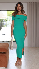 Abi Midi Dress - Green