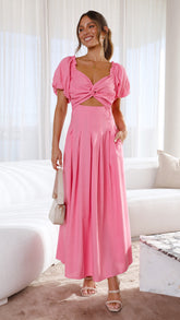 Christina Maxi Dress - Pink