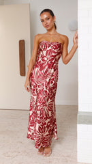 Kahoni Maxi Dress - Flame Floral
