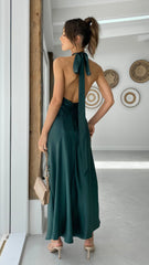 Amalia Maxi Dress - Forest Green