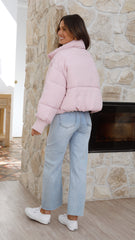 Carmen Puffer Jacket - Blush