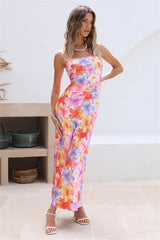 RUNAWAY THE LABEL Splendour Strapless Dress Floral