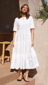 Dahlia Maxi Dress - White