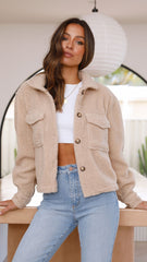 Hany Teddy Jacket - Beige