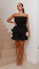 Carrie Mini Dress - Black