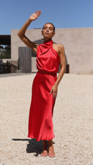 Esther Maxi Dress - Red