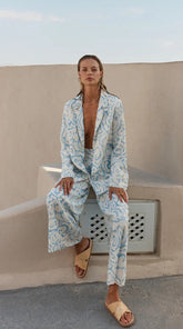 Fields Blazer - Thalassa Print