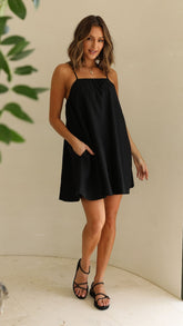 Annelise Mini Dress - Black