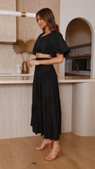 Jenni Maxi Skirt - Black