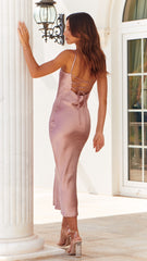 Keira Midi Dress - Pink