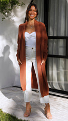 Hannah Cardigan - Rust