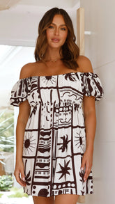 Caesarea Mini Dress - Tuscany