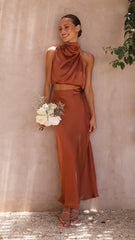 Esther Maxi Skirt - Copper