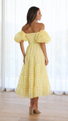 Deemi Maxi Dress - Yellow