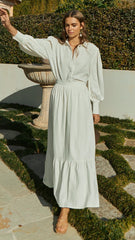 Finley Maxi Skirt - White