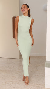 Mae Knit Dress - Sage