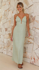 Aria Maxi Dress - Sage