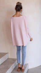 Amalia Knit Top - Blush