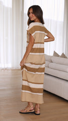 Makenzie Maxi Dress - Stripe Print