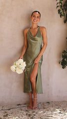 Sian Maxi Dress - Olive