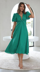 Blaire Midi Dress - Green