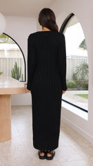 Ardie Maxi Dress - Black