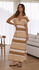 Makenzie Maxi Dress - Stripe Print