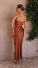 Izy Maxi Dress - Copper