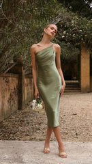 Josephina Midi Dress - Olive