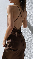 Scarlette Dress - Chocolate