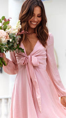 Starry Nights Dress - Soft Pink