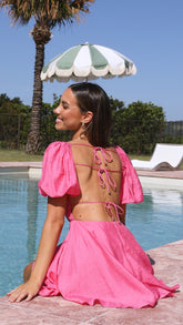 Casey Mini Dress - Pink