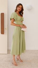Christina Maxi Dress - Olive
